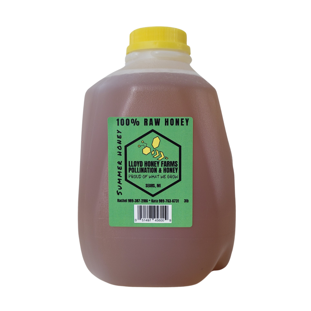 3 lb Raw Summer Honey