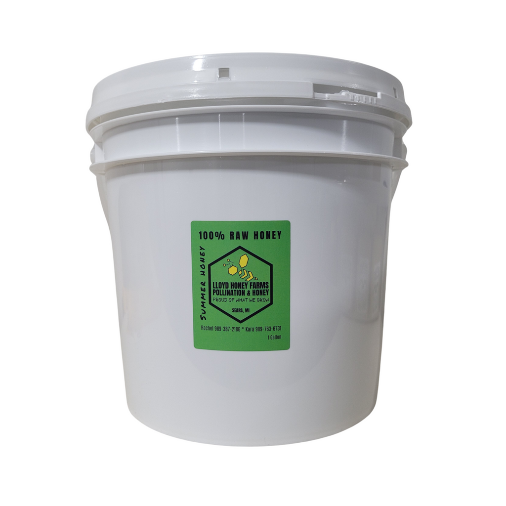 1 Gallon Raw Summer Honey