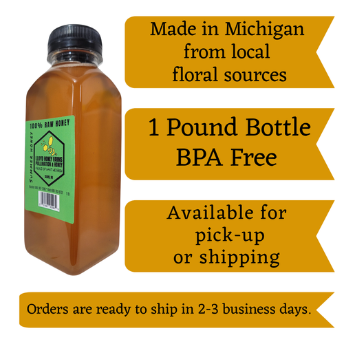 1 lb Raw Summer Honey